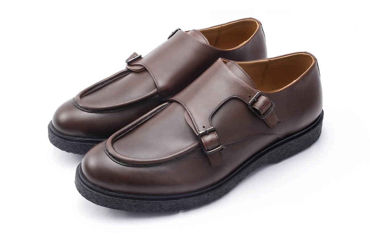 Andyt - Chaussure en cuir crust marron