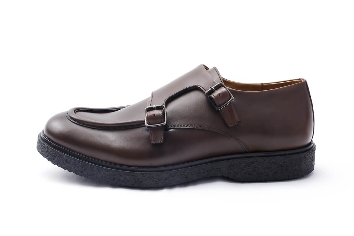 Andyt - Chaussure en cuir crust marron