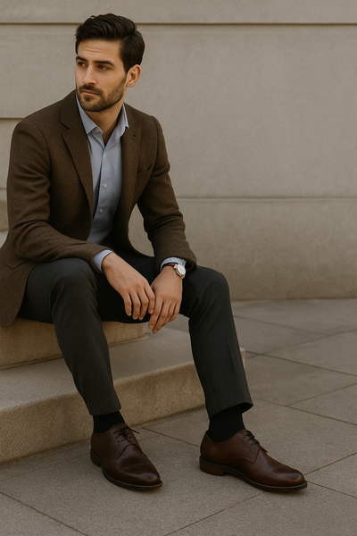 L'Art du Cuir : Pourquoi les Hommes Élégants Choisissent des Chaussures en Cuir Véritable