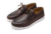 Sirio - Chaussure en cuir crust Tabac