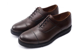 Bomba - Chaussure en cuir crust coloris tabac