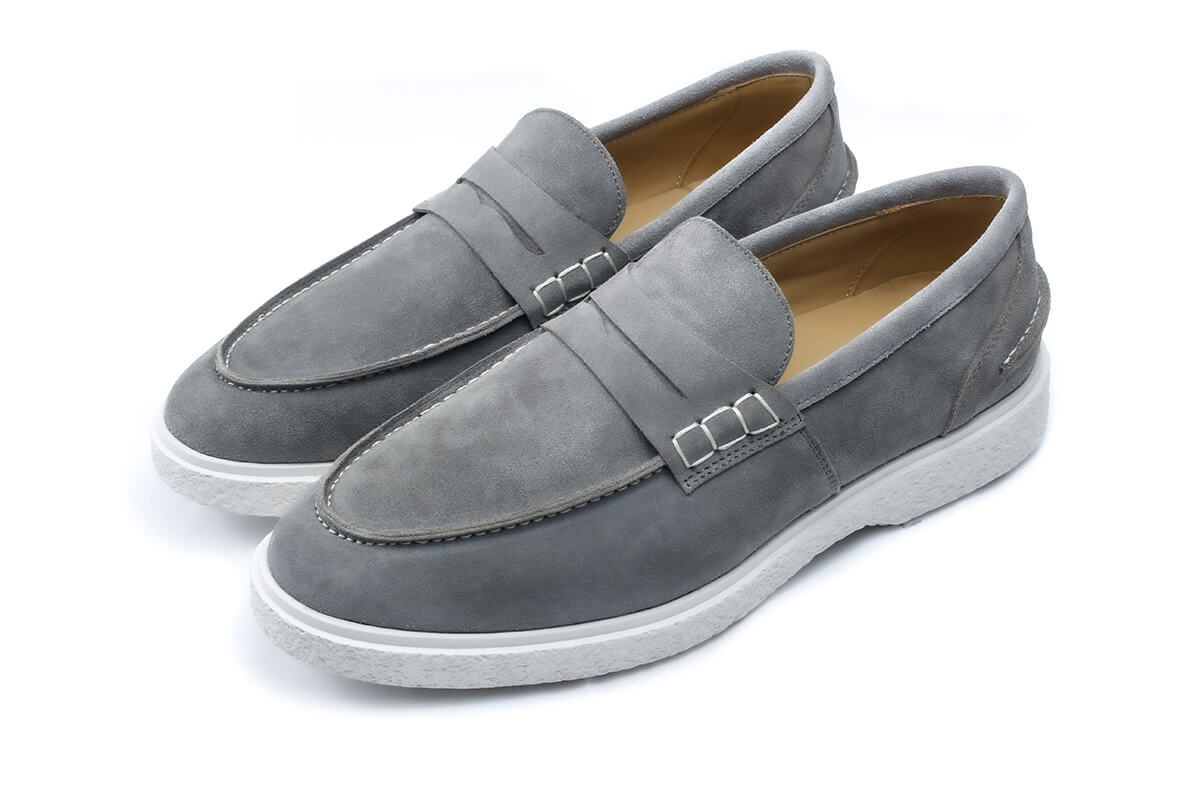 Dami - Chaussure en daim gris