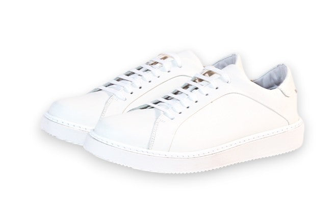 BOMA - Sneakers En Cuir Blanc