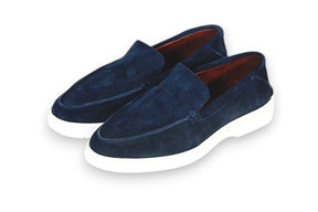 Joca - Mocassin En Daim Bleu