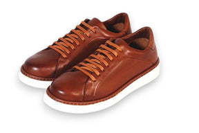 BOMA - Sneakers En Cuir Marron