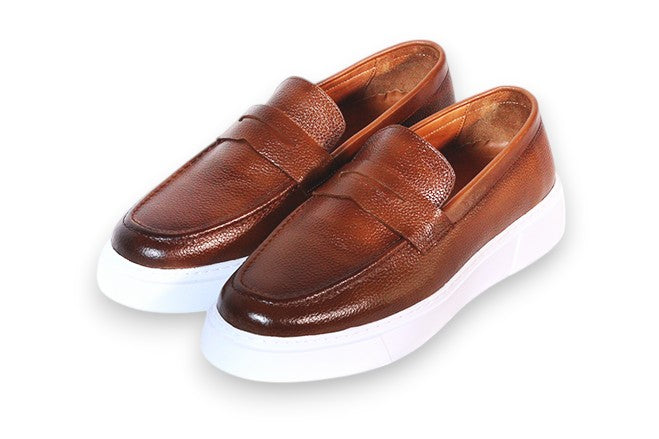 Foul - Mocassin En Cuir Marron