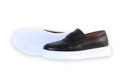 Foul - Mocassin En Cuir Noir