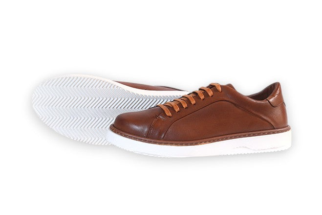 BOMA - Sneakers En Cuir Marron