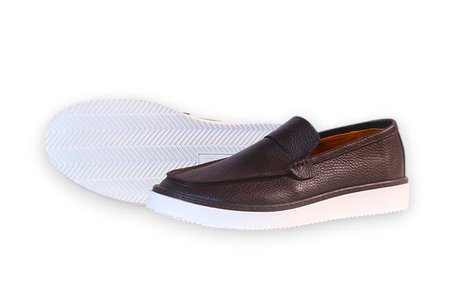 Rinco - Mocassin En Cuir Marron