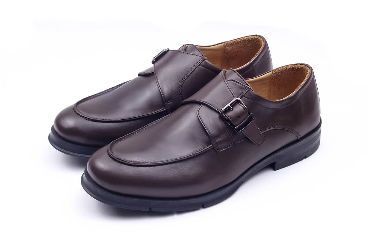 Fabio - Chaussure classique en cuir marron