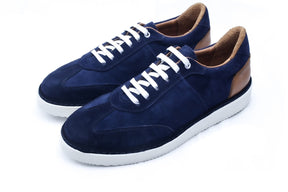 Rugge - Chaussure en daim bleu marine