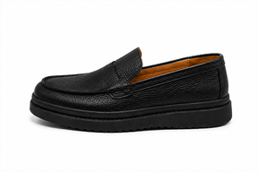 POOK - Mocassins en Cuir Noir
