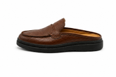 MOOK - Mules en Cuir Marron