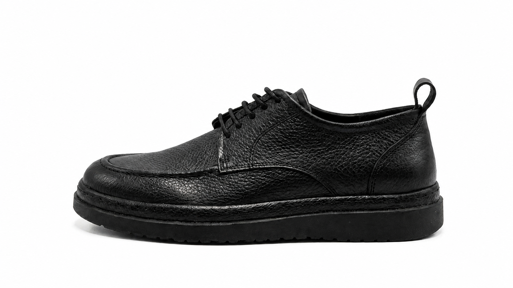 MENO - Chaussure en Cuir Noir