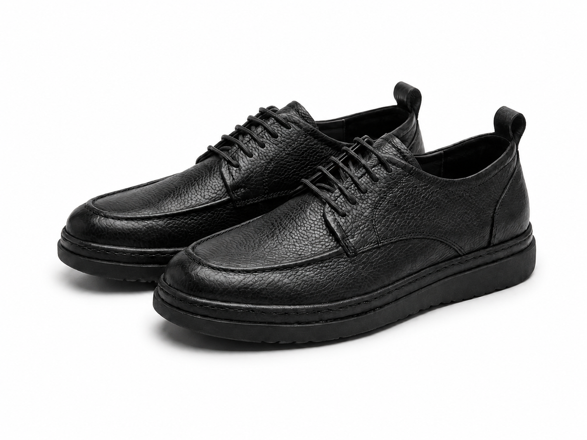 MENO - Chaussure en Cuir Noir