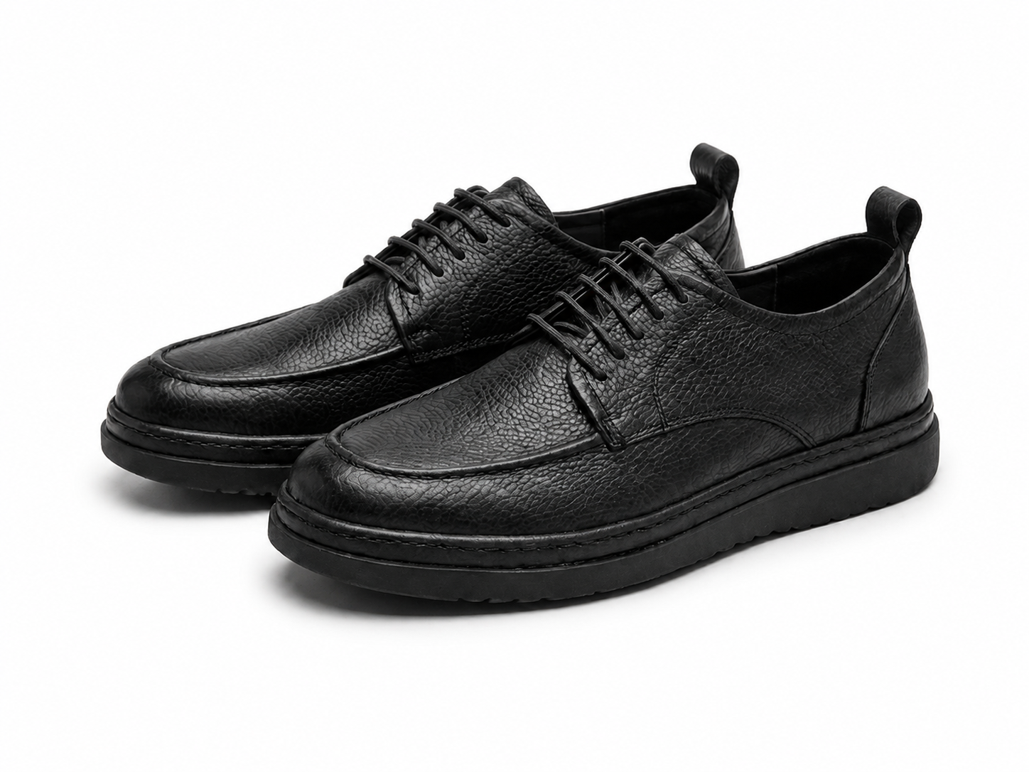 MENO - Chaussure en Cuir Noir