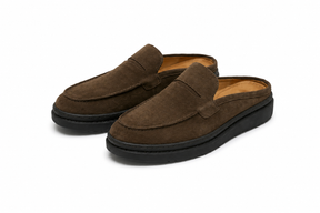 MOOK - Mules en Daim Marron