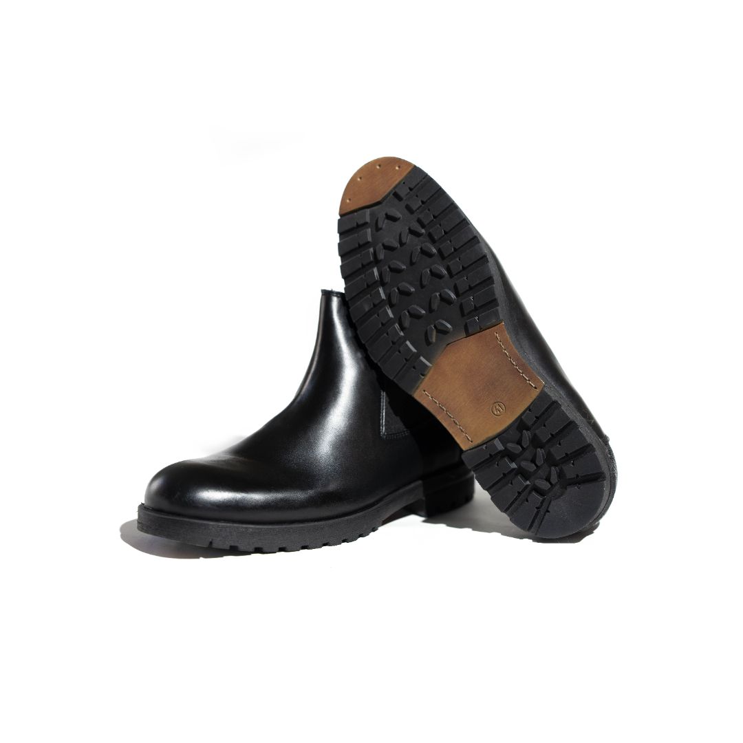 PIEL - Bottines En Cuir Noir