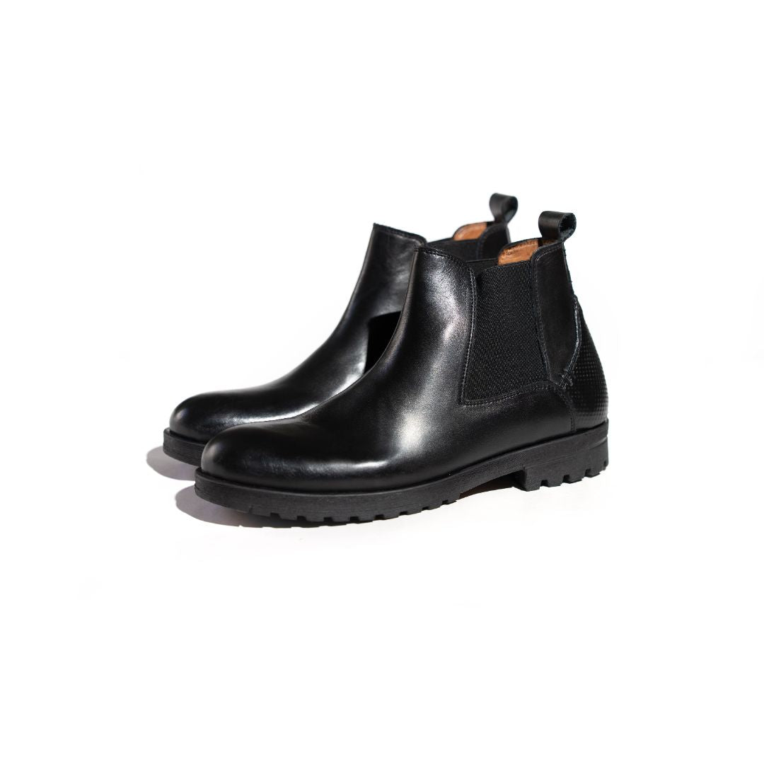PIEL - Bottines En Cuir Noir