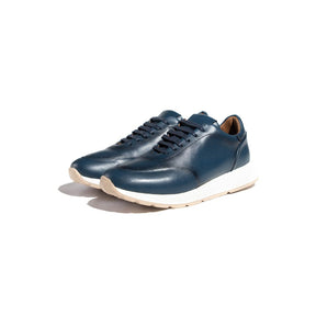 OLIVE - Sneakers En Cuir Bleu