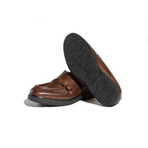Andyt - Chaussure en cuir crust tabac