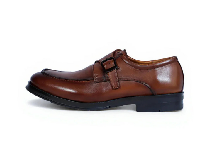 Andyt - Chaussure en cuir crust marron