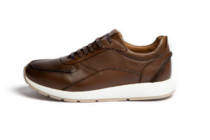 SERY - Sneakers En Cuir Marron