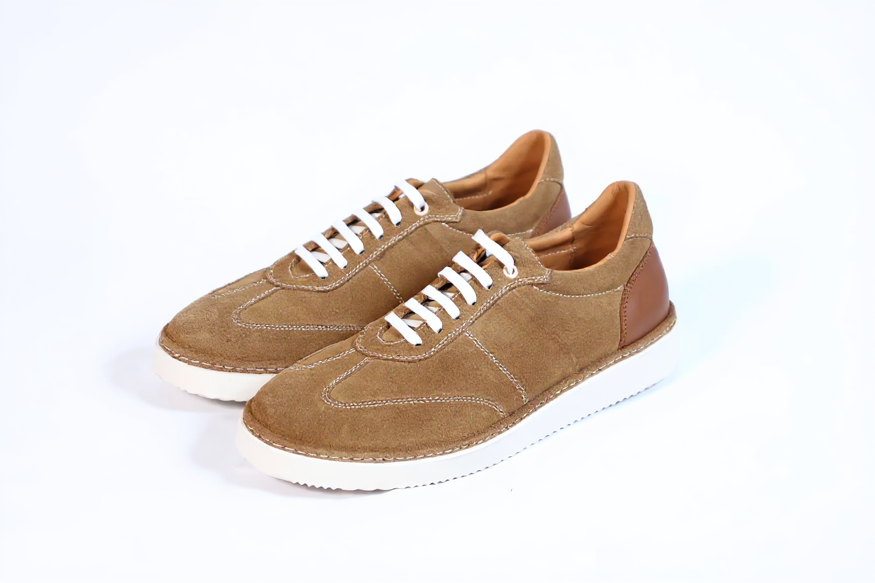 Rugge - Chaussure en daim Beige