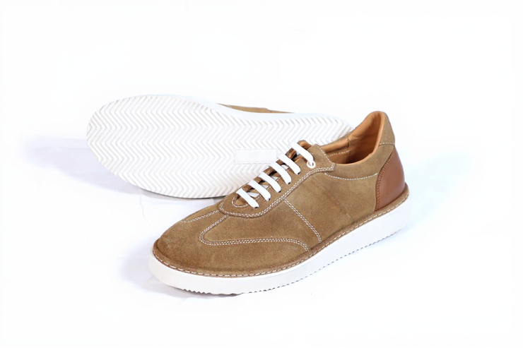 Rugge - Chaussure en daim Tabac