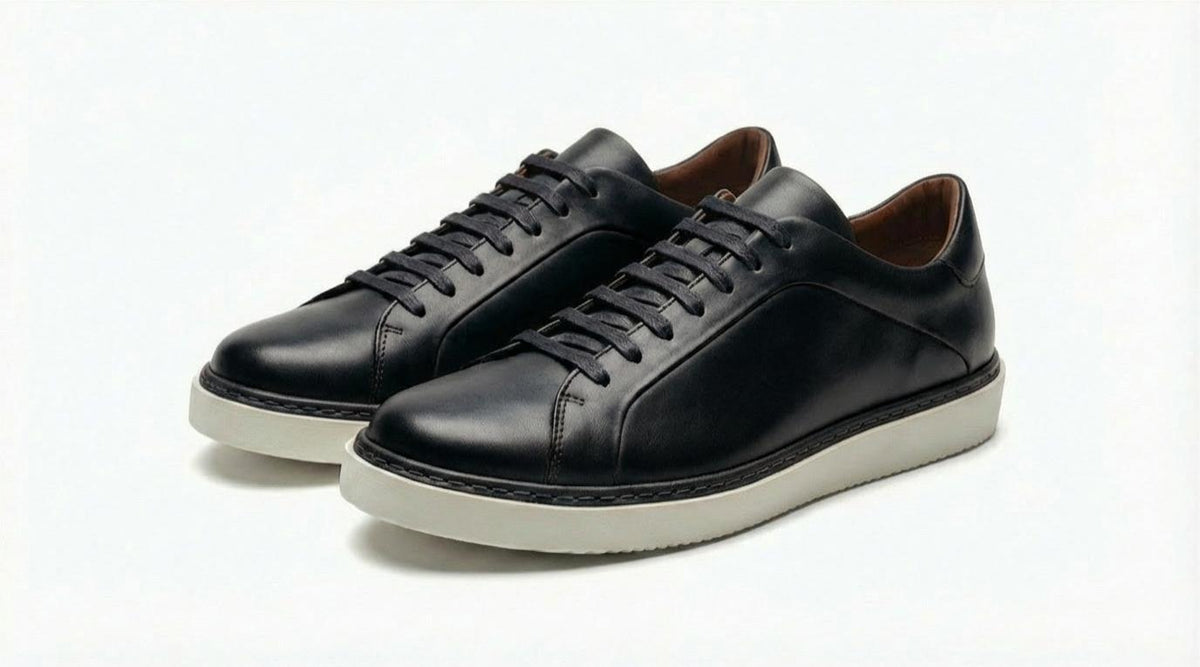 BOMA - Sneakers En Cuir Noir