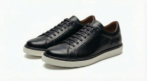 BOMA - Sneakers En Cuir Noir