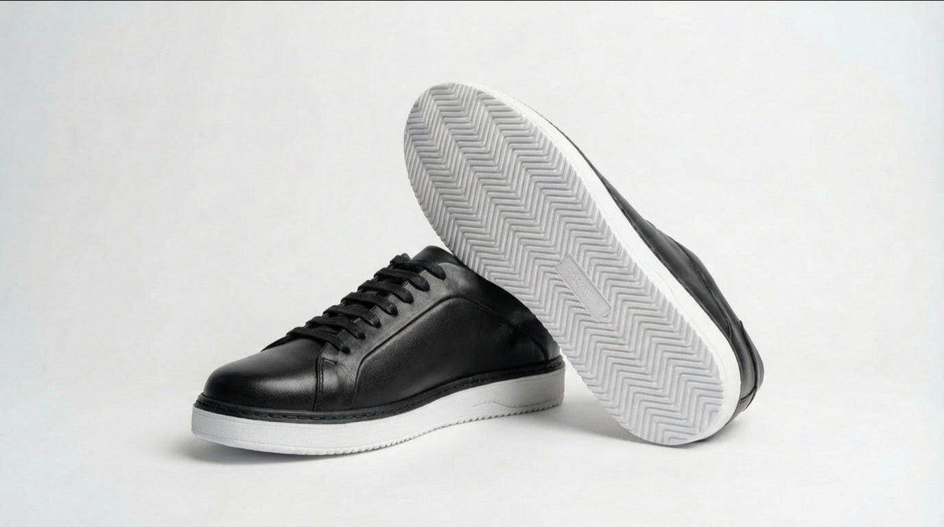 BOMA - Sneakers En Cuir Noir