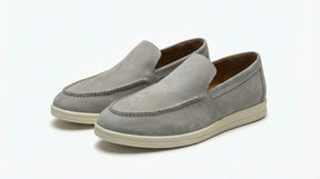 DOFOL - Mocassins en Nubuck Gris