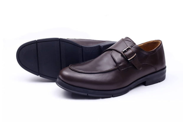 Fabio - Chaussure classique en cuir marron