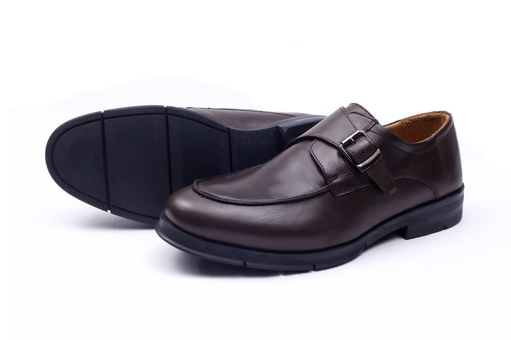 Fabio - Chaussure classique en cuir marron