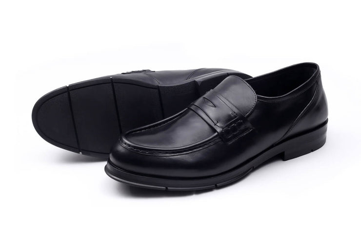 Riko - Chaussure Classique En Cuir Noir