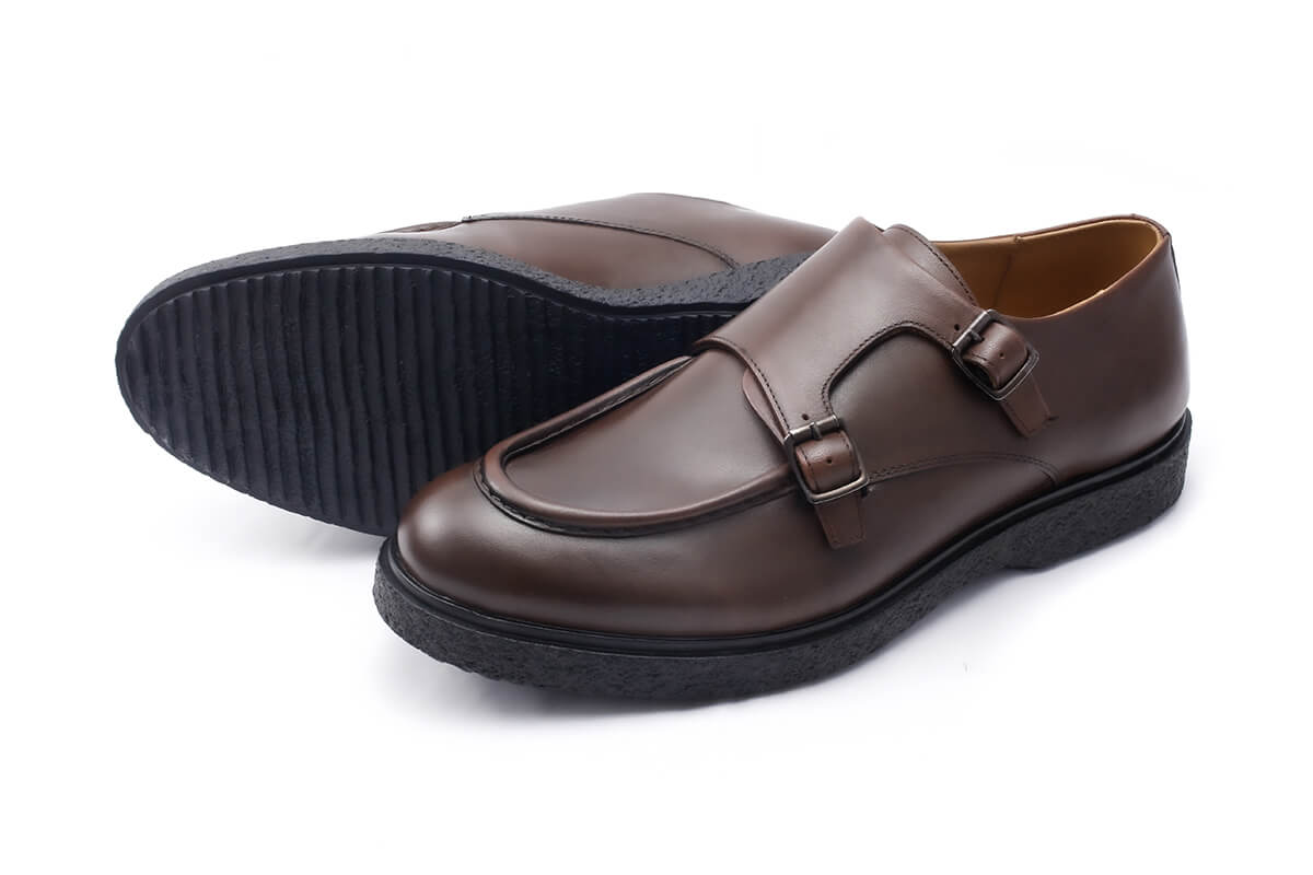 Andyt - Chaussure en cuir crust marron