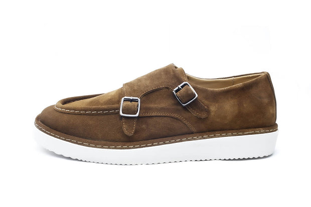 Gomo - Chaussure en daim tabac
