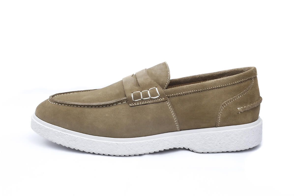 Dami - Chaussure en daim beige