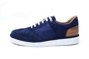 Rugge - Chaussure en daim bleu marine