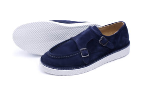 Gomo - Chaussure en daim bleu marine