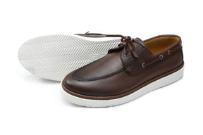 Sirio - Chaussure en cuir crust Tabac