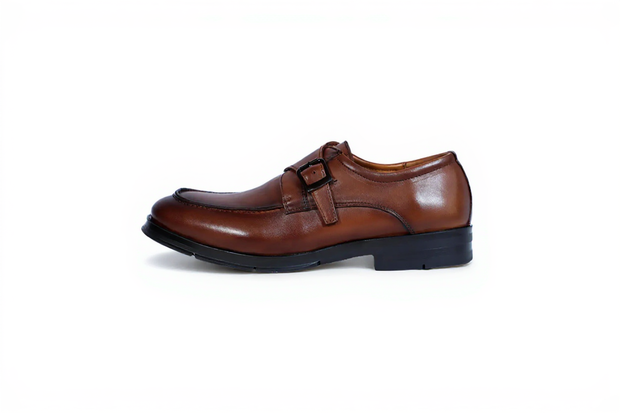 Andyt - Chaussure en cuir crust marron