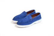 Civi - Chaussure en daim bleu ciel