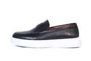 Foul - Mocassin En Cuir Noir