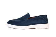 Joca - Mocassin En Daim Bleu
