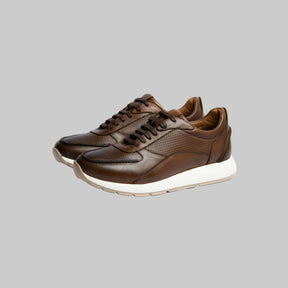 SERY - Sneakers En Cuir Marron