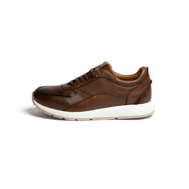 SERY - Sneakers En Cuir Marron