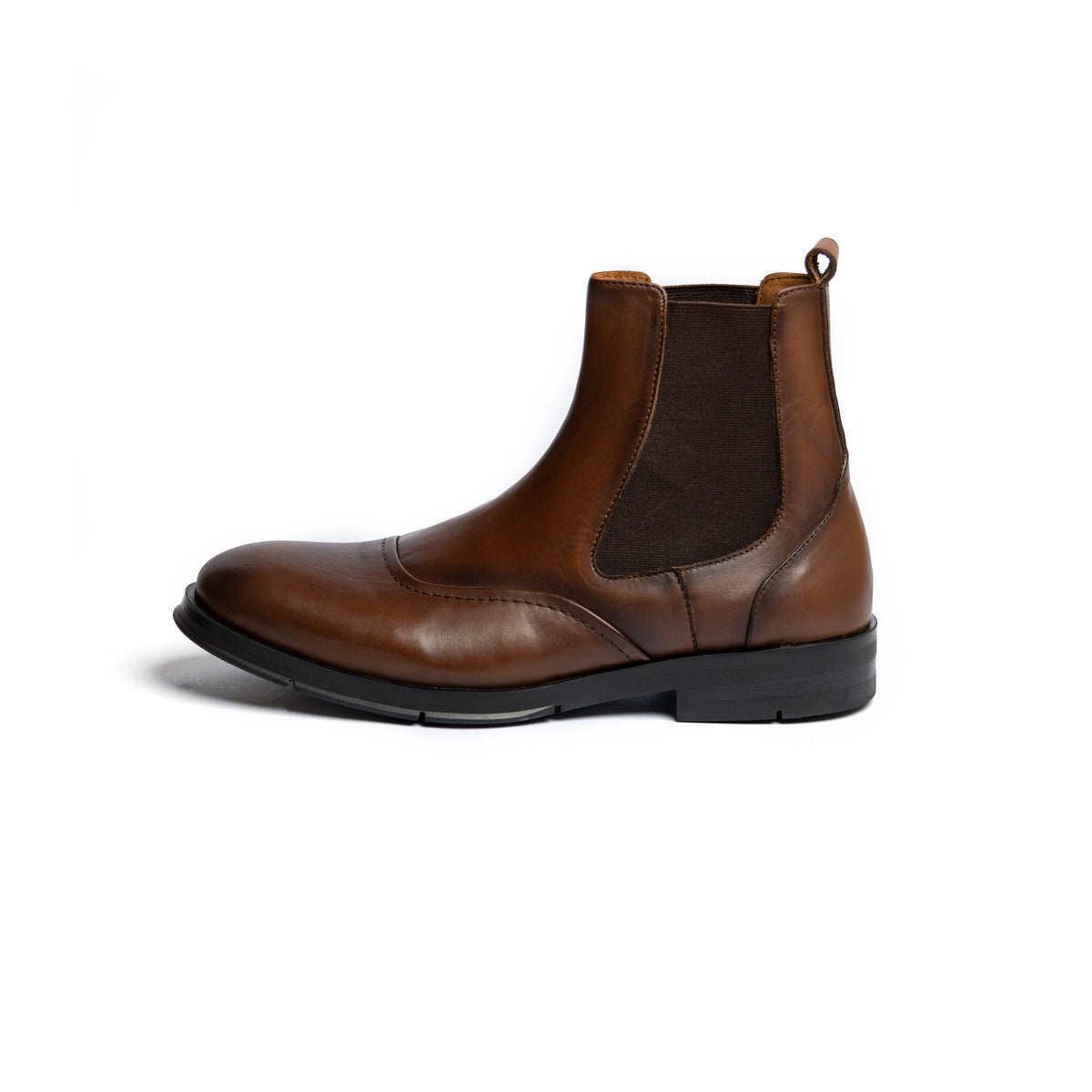 UNIC - Bottines En Cuir Marron