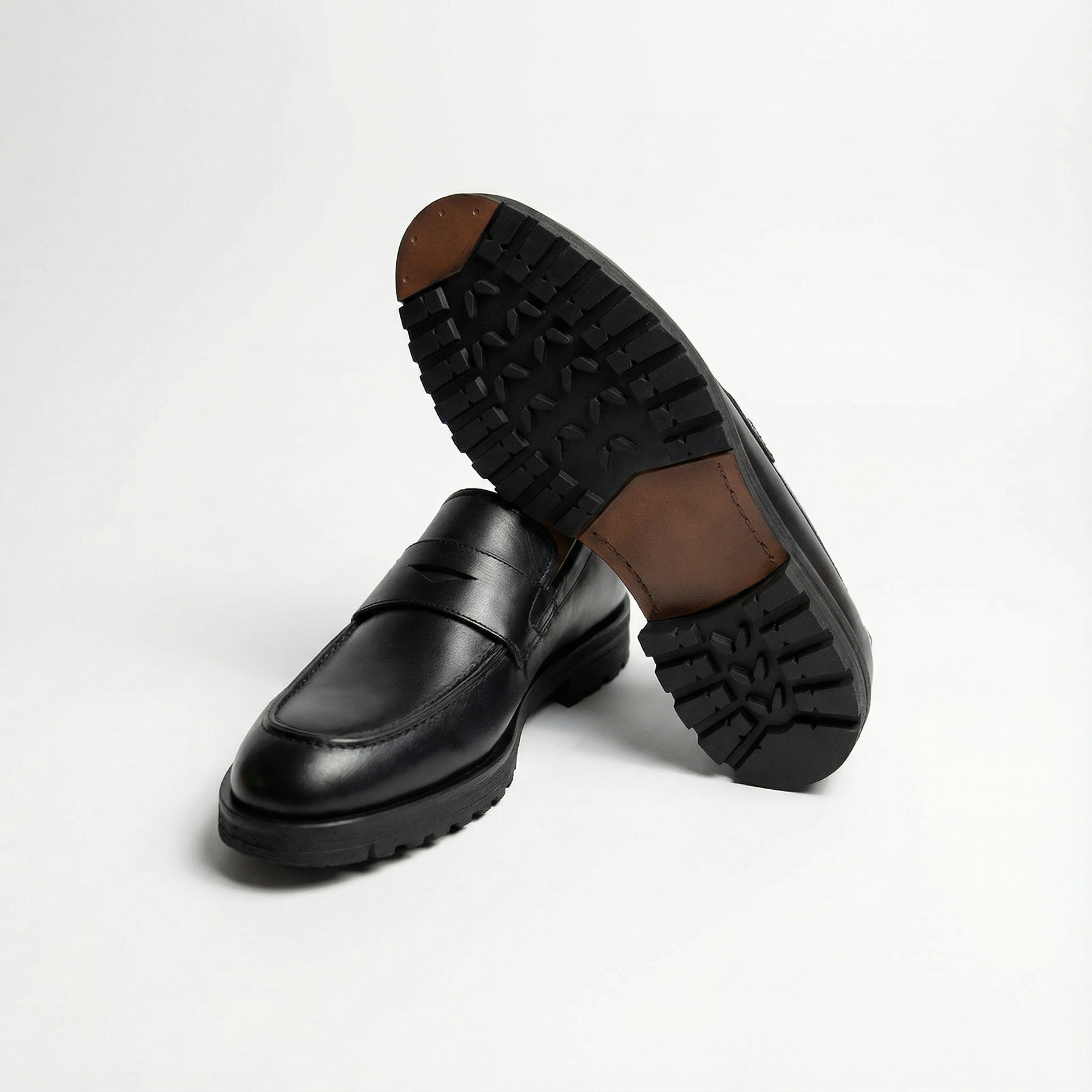 CAF - Chaussure Classique En Cuir Noir